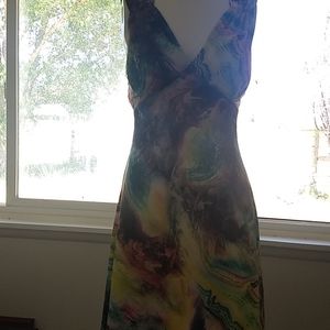 Dress with multiple colors
